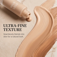 Fond de teint liquide aux ingrédients à base de plantes biologiques Hypoallergénique Peau sensible Sans paraben Maquillage naturel pour le visage Prix de gros