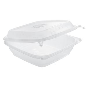 Contenedor de servicio de alimentos PP de 9x9 pulgadas con función de manipulación integrada - Product Image 2