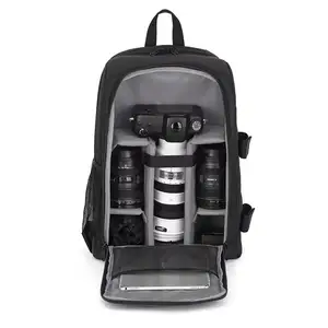 FULIYA ordinateur portable compartiment caméra vidéo sacs pour voyage étanche caméra sac à dos