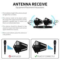 Gooermi TF2016 Répartiteur d'antenne UHF 16 canaux avec amplificateur actif, unité de rack métallique 400-950 MHz pour sonorisation en direct