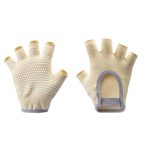Gants antidérapants professionnels de sport et de yoga, sans doigts, respirants, à cinq doigts, pour le yoga aérien, transfrontalier - Product Image 4