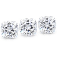 Moissanite en vrac sans défaut 1ct 3ct 8x8mm, taille coussin, couleur Def, diamant Moissanite, prix d'usine