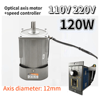 Motor de CA PLC de 120W 220V 110V con Eje Óptico y Reductor de Velocidad, Venta al por Mayor