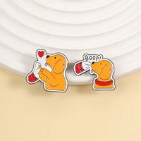Broches en métal en gros, motifs de dessins animés créatifs et uniques, broches en forme de chien, accessoires mignons en métal pour animaux de compagnie, Golden Retriever