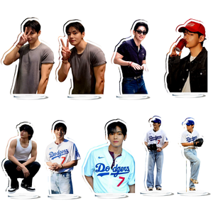 KPOP <span class=keywords><strong>Idol</strong></span> Bangtan Boys V <span class=keywords><strong>Taehyung</strong></span> 2025 figura de pie de plástico transparente soporte acrílico - Product Image 2