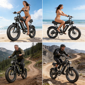 Vélo VTT électrique tout suspendu 20 pouces 48V15AH à frein à disque 7 vitesses pour trajets quotidiens, vente en gros usine - Product Image 3