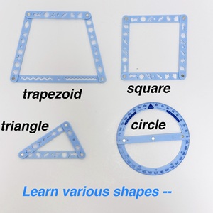 Démonstrateur de géométrie magnétique H-TONE pour les règles d'épissage d'aide pédagogique de rapporteur de <span class=keywords><strong>mathématiques</strong></span> d'élève d'école primaire - Product Image 4
