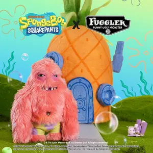 Peluche de Fuggler de <span class=keywords><strong>Bob</strong></span> <span class=keywords><strong>Esponja</strong></span>, Serie Patricio Estrella, Monstruos Pequeños, Divertido Monstruo Feo con Dientes, Regalo de Cumpleaños y Navidad - Product Image 3
