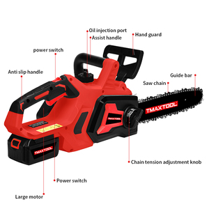 Machine <span class=keywords><strong>de</strong></span> découpe du bois industrielle portable professionnelle, accessoire <span class=keywords><strong>de</strong></span> scie à chaîne électrique au lithium - Product Image 2