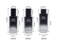 Ensemble cosmétique de luxe de haute qualité, flacon pulvérisateur continu vide, emballages de flacons, emballage en verre pour produits cosmétiques et soins de la peau