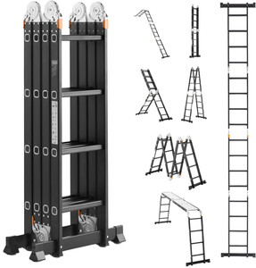 Многоцелевая складная алюминиевая лестница, 4x2, 4x3, 4x4, 4x5, 4x6 - Product Image 1