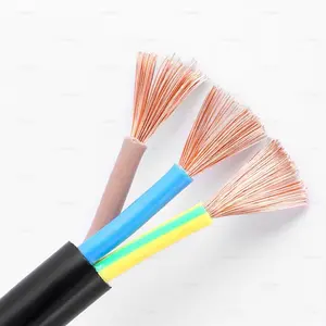 18 16 AWG PVC Insulated Strand Copper Power Cord Cable Multi-Core Flexible SJT SVT 2 3 4 Core Electric Cable Waterproof Wire