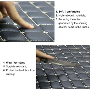 Tapis de sol de voiture Vitara <span class=keywords><strong>X1</strong></span> de luxe rouge ensemble complet de tapis tapis imperméables en diamant vente de gros pour la - Product Image 5