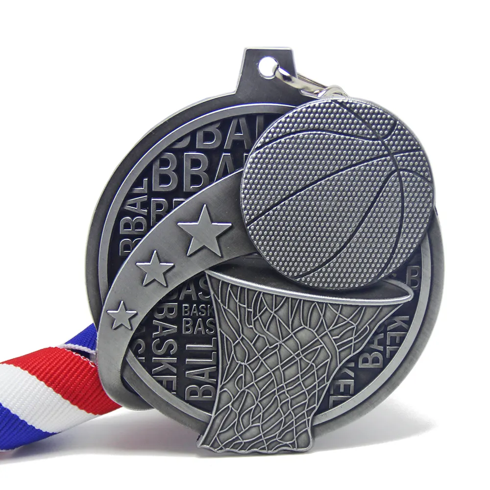 Medalha de metal personalizada de fábrica para maratona, medalha de prêmio para competição fitness, maratona, corrida, natação, esporte, basquete