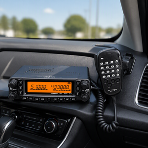 Radio de voiture facile à utiliser, talkie-walkie, portée longue distance 50 km, quadri-bande, émetteur-récepteur FM, radio mobile pour voiture, Yaesu FT 8900R - Product Image 1
