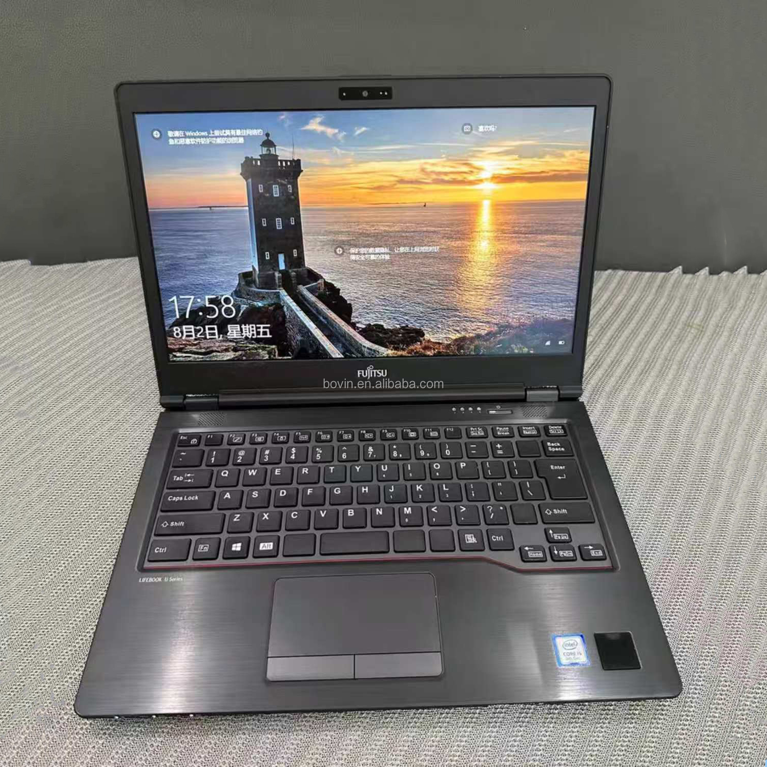 На складе тонкий для Fujitsu U749 i5-8gen 8 г 256 г SSD 14 дюймов легкий портативный бизнес-ноутбук офисный недорогой компьютер