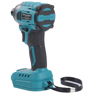 Atornillador/Perforador de Impacto Eléctrico Hexagonal de 1/4 de Pulgada, Atornillador de Impacto Inalámbrico con Torque Máximo de 220N.m para Hierro Grueso, Hierro Delgado y Madera - Product Image 5