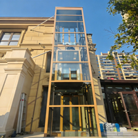 Fabrika Toptan Satış Açık Hava Mini Asansör Dişlisiz Çekişli 2 Kişilik Küçük Ev Asansörü Modern Tasarım Asansör