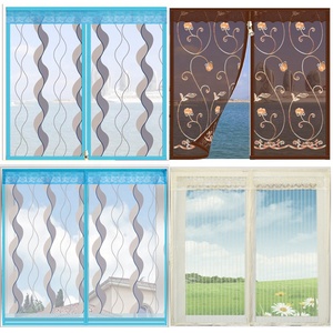 Cortina de pantalla de ventana simple con apertura de cremallera media adhesiva - Product Image 2