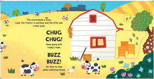 Prêt à commander Fun Push Pull Sound Book Slide and Press to Play Farm Animal Noises Interactive Board Book Paperboard New Series - Product Image 5