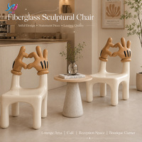 Chaise de loisirs en fibre de verre pour dessin animé, tabouret moderne et durable pour chambre à coucher, salle à manger, maison