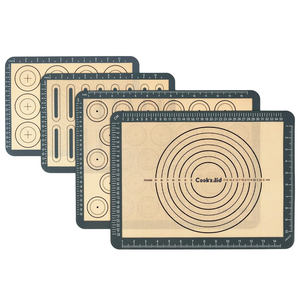 도매 주문 관통되는 비 지팡이 재사용할 수 있는 생과자 매트 마카롱 실리콘 굽기 매트 장 - Product Image 2