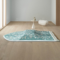 Tapis de Prière Musulman Islamique Confortable, Épais en Mousse à Mémoire de Forme, pour Genoux, Soulagement, Idéal Ramadan et Pèlerinage, Sejadah