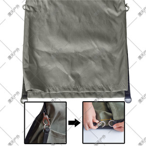 Delantal para Recoger Manzanas, Verde, Tela Oxford 600D, Traje de Trabajo para Cosecha al Aire Libre - Product Image 3
