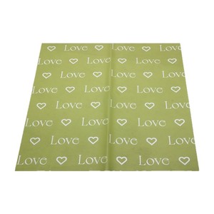 Papier d'emballage coréen pour fleurs, imprimé cœur d'amour éternel, imperméable, pour bouquets, vente en gros pour fleuristes - Product Image 5