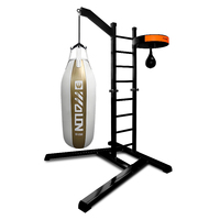 Support d'entraînement complet de boxe Wolon Steel à base en forme de K