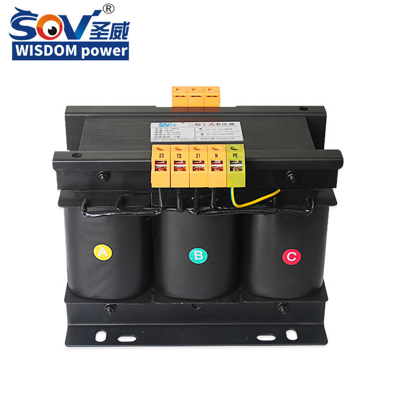 Sbk 5kva Three Phase Dry Type Power Transformer 220v Input Toroidal ...