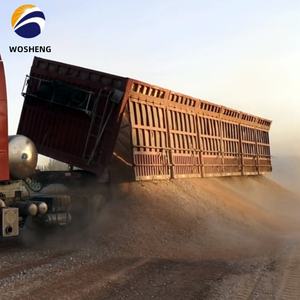 Semirremolque volquete lateral de carga a granel, semirremolque volquete de 3 ejes y 60 toneladas con paredes laterales - Product Image 1