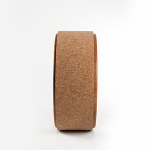 Nouvelle roue de yoga en liège écologique extra forte, rembourrée, roue d'exercice du <span class=keywords><strong>dharma</strong></span> - Product Image 4