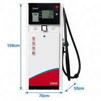Distributeur de carburant ZH-2 à buse unique avec écran LCD pour le diesel, idéal pour les sites miniers, la construction et le ravitaillement à distance