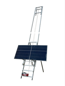 अनुकूलन योग्य, कम कीमत, सुरक्षित इलेक्ट्रिक लिफ्ट 4-29 मीटर भार 300 किलोग्राम माल ढुलाई लिफ्ट, सौर पैनल दरवाजा और खिड़की लिफ्ट - Product Image 2