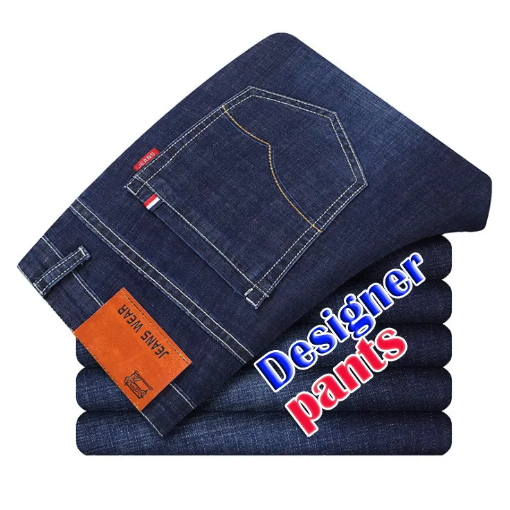 Brand All Mustang Embroidery Wholesale Design Mans Jean Jeans For Men Man Cheap Trousers Regular New Pant Classic Trouser Pants