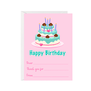 Tarjetas de Felicitación Personalizadas Xieli para Decoración de Fiesta de Cumpleaños - Product Image 1