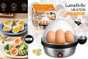 Cuiseur à œufs multifonctionnel 400W, mini cuiseur vapeur à œufs 110V 220V, <span class=keywords><strong>appareil</strong></span> électroménager de cuisine <span class=keywords><strong>pour</strong></span> le petit-déjeuner - Product Image 5