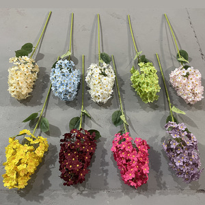 Ramo de Flores Artificiales de Seda con Diseño de Pagoda, Realista, para Decoración de Bodas y Hogar - Product Image 2