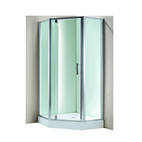 Cadre en aluminium de boîtier de cabine de douche moderne et élégant