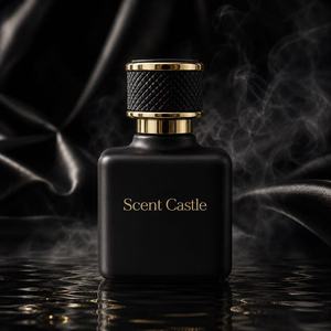 Flacon de parfum carré en verre mat de 100 ml, base épaisse de qualité supérieure, avec pompe vaporisateur à sertir - Product Image 1