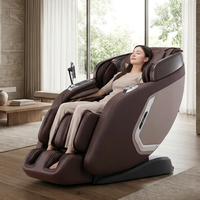 Fauteuil de massage intelligent Zhouqi ZQ3601, mécanisme 3D, corps entier, zéro gravité, commande vocale AI, charge sans fil