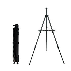 Caballete Plegable de Aluminio Metálico para Exteriores, Personalizado, para Restaurantes, Bodas, Dibujo, Pintura y Exhibición de Lienzos - Product Image 3