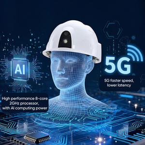 Caméra de sécurité pour <span class=keywords><strong>casque</strong></span> avec alarme SOS, GPS, étanche IP66, anti-explosion, 5G, IOT avancé, vidéo et <span class=keywords><strong>audio</strong></span> numériques moniteurs globaux, anti-vibration - Product Image 4