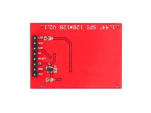 Módulo Digital TFT LCD de 1.44" 128x128 con Interfaz SPI de 5 Cables y LDO Integrado, Entrada de 5V/3.3V, A624, Makerfabs - Product Image 2