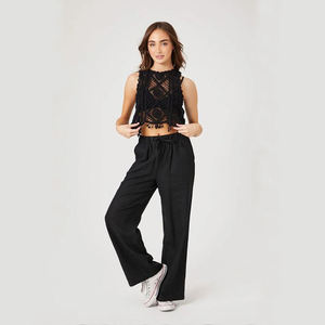 <span class=keywords><strong>Gilet</strong></span> <span class=keywords><strong>sans</strong></span> manches pour femme, style estival, en <span class=keywords><strong>crochet</strong></span>, à découpes - Product Image 4
