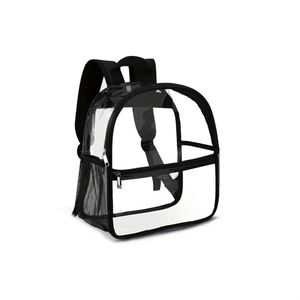 PVC Transparent Student Outdoor Portable Large Capacity Fashionable Sports <b>Backpack</b> - Product Image 4