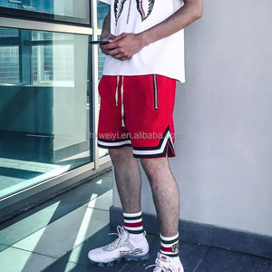 Hot Selling Men's Quick Dry Sports Shorts OEM Custom Logo Printed Mesh Solid Breathable Casual Shorts - Product Image 4