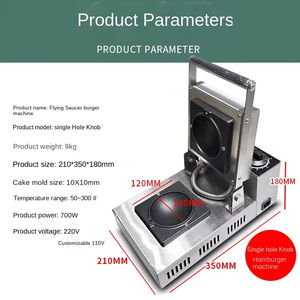 2026 personnalisé marque logo <span class=keywords><strong>Sandwich</strong></span> Burger Maker Machine usine 110V 220V électrique beignet cuisson petit déjeuner Panini presse Burger Maker - Product Image 5