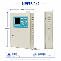 Controlador de Alarma de Gas CAATM CA-2100E de 128 Canales con Pantalla LCD y Bus RS485, Panel de Control de Detección de Gas